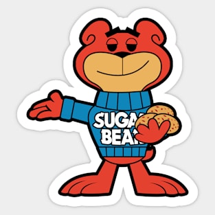 cute sugar bear mascot Sticker